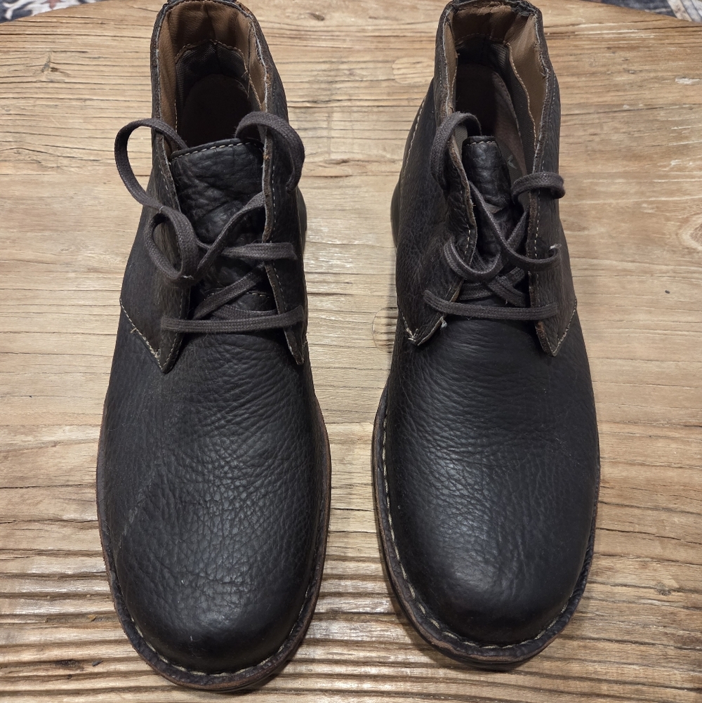 Black Leather Men's Shoes